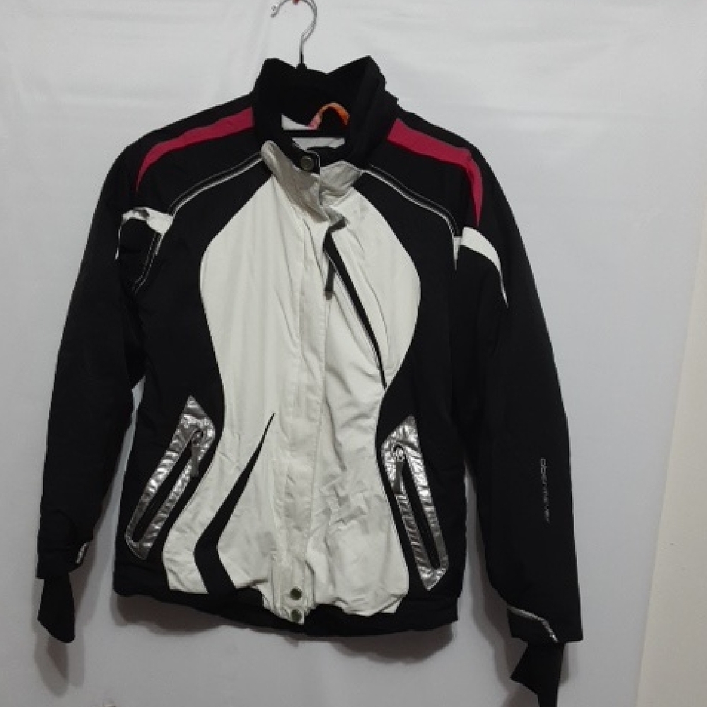 OBERMEYER JUNIOR'S 14 Black/ White with Pink Accents SKI Jacket
